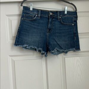 Hudson Denim Frayed Hem Women Shorts, size 28